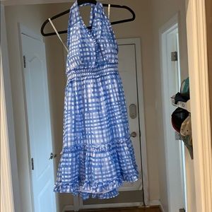 NWT Lilly callee halter dress in bonnet blue